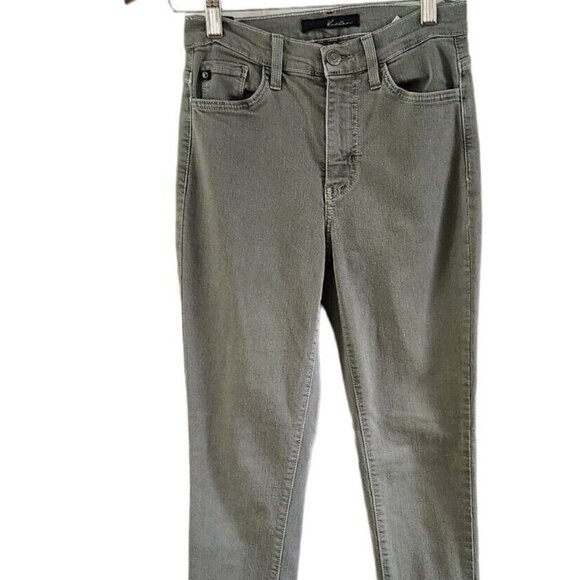 KanCan Estilo Olive Green Skinny Jeans Pants Women Size 5 26 - Picture 1 of 10